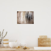 Palomino Horse Grunge Poster (Küche)