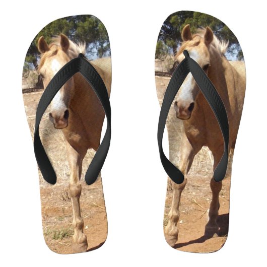 Palomino Horse Gruß, Badesandalen (Fußbett)