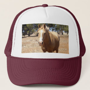 Palomino Horse Gruß, Truckerkappe