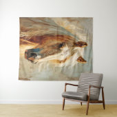 Palomino Horse Portrait Wandteppich (Beispiel (Horizontal))