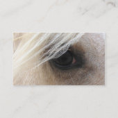 Palomino Horse Shoes Acres Visitenkarte (Rückseite)