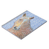 Palomino Horse Vintag Blue Journal Notebook Notizblock (Linke Seite)