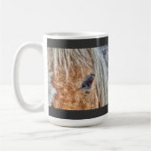 Palomino Horse's Eye Foto Trinken Tasse (Links)