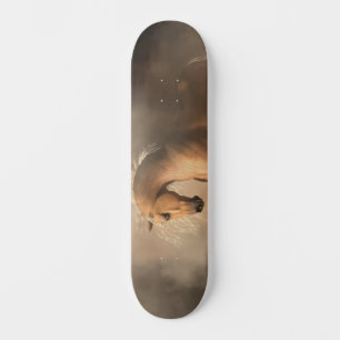 Palomino im Nebel Skateboard