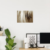 Palomino in Sepia Poster (Heimbüro)