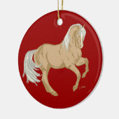 Palomino Keramik Ornament (Links)