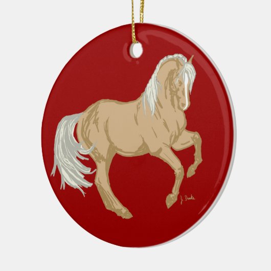Palomino Keramik Ornament (Links)