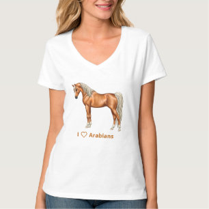 Palomino Light Kastanien Ägyptisches Arabianisches T-Shirt