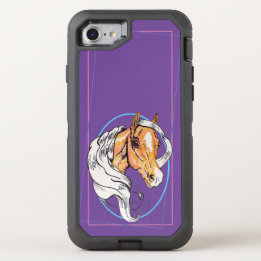 Palomino (lila) OtterBox defender iPhone 8/7 hülle