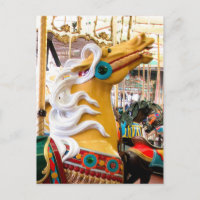 Palomino Looff Carousel Pferd
