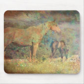 Palomino Mare and Foal Mousepad (Vorne)