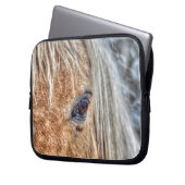 Palomino Paint Horse's Eye Animal Lover Foto Laptopschutzhülle (Vorderseite Links)