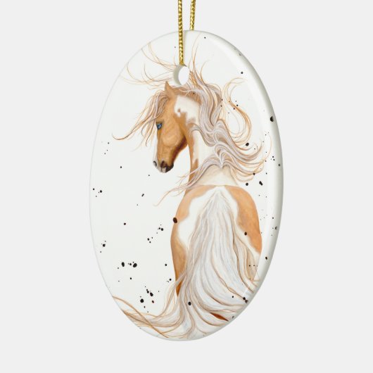 Palomino Paint Keramik Ornament (Links)