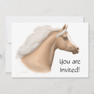 Palomino Party Einladung