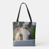 Palomino Pferd Flüchtige Blick Tasche (Rückseite)