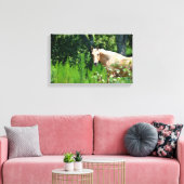 Palomino Pferd Fotografie Canvas Printwerbung Leinwanddruck (Insitu (Wohnzimmer))