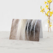 Palomino Pferd Karte (Gelbe Blume)