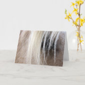 Palomino Pferd Karte (Gelbe Blume)