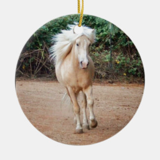 Palomino Pferd Keramikornament