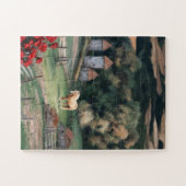 Palomino Pferd, Reitpferd Puzzle (Horizontal)