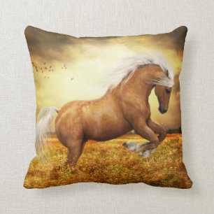 Palomino-Pferd Sundance Kissen