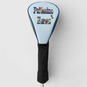 Palomino-Pferde Bild Logo, Golf Headcover