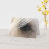 Palomino-Pferdeauge, Vatertag Karte (Gelbe Blume)