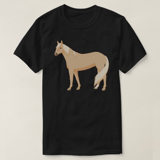 Palomino Pferdeklecker T-Shirt (Design vorne)