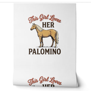 Palomino-Pferdeliebhaber Vintage-Stich T-Shirt_1 Tapete