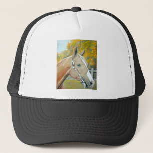 Palomino, Pferdepastell Truckerkappe