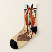 Palomino-Pferdesocken Socken (Links - Außen)