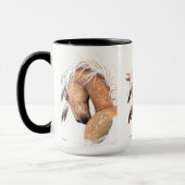 Palomino-PferdeTasse durch Bihrle Tasse (Links)