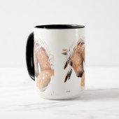 Palomino-PferdeTasse durch Bihrle Tasse (Vorderseite Links)