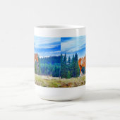 Palomino Pinto im Feld- und Forstbereich Kaffeetasse (Mittel)