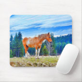Palomino Pinto im Feld- und Forstbereich Mousepad (Mit Mouse)