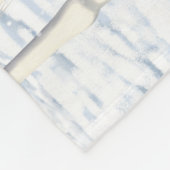 Palomino Pinto Paint Quarter Pferde im Schnee Fleecedecke (Ecke)