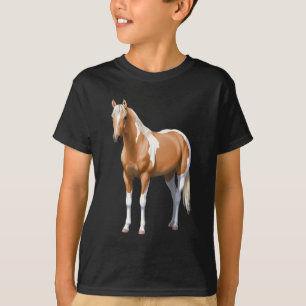 Palomino Pinto Quarter Paint Horse Stallion T-Shirt