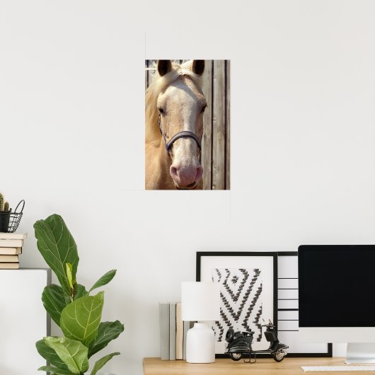 Palomino Pony Poster Print (Heimbüro)