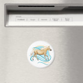 Palomino Quarter Horse Magnet (In Situ (Geschirrspüler))