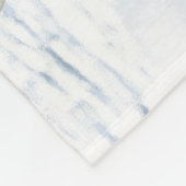 Palomino Quarter Pferde im Schnee Fleecedecke (Ecke)