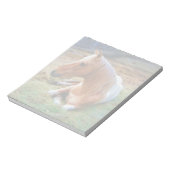 Palomino Reitstall Notizblock (Rotiert)