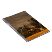 Palomino Running Horning Notebook Notizblock (Rechte Seite)