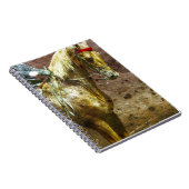 Palomino Saddleseat Grunge Notizblock (Rechte Seite)