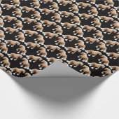 Palomino-Sinti und Roma-Pfeiler Vanner Geschenkpapier (Ecke)