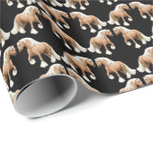 Palomino-Sinti und Roma-Pfeiler Vanner Geschenkpapier (Rolleneckpunkt)