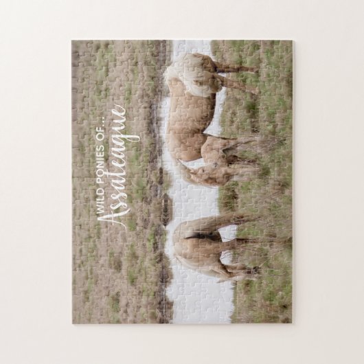 Palomino Wild Ponies of Assateague Puzzle (Vertikal)
