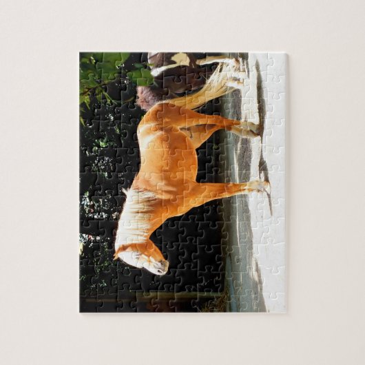 Palominopferd Puzzle (Vertikal)