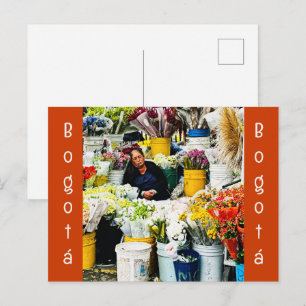 Paloquemao-Markt Bogotá Postkarte
