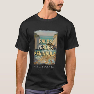 Palos Verdes Halbinsel California Coves Beaches Bl T-Shirt
