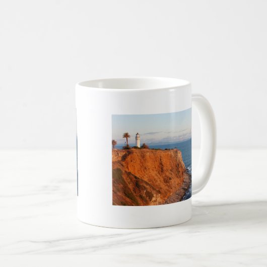 Palos Verdes Leuchtturm Kaffeetasse (VorderseiteRechts)